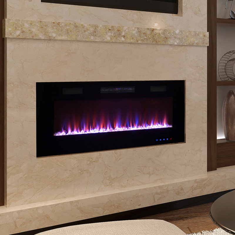 Pacific Heat Recessed Wall Mounted Electric Fireplace & Reviews